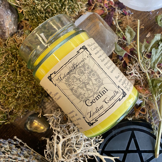 Zodiac Magic Gemini Spell Candle